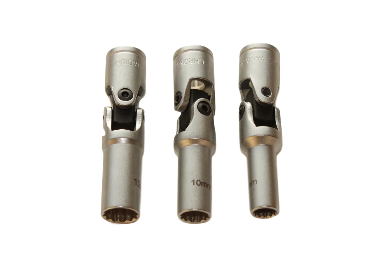 3/8" Gelenk-Glühkerzenschlüssel 12pt SW 8, 10, 12 (mit Box) (5 St.)