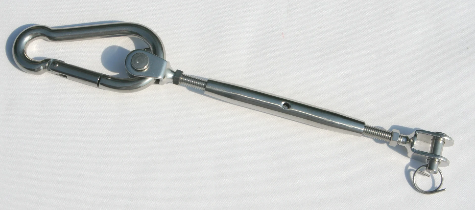 Karabinerhaken  4 mm Edelstahl A4 - 1