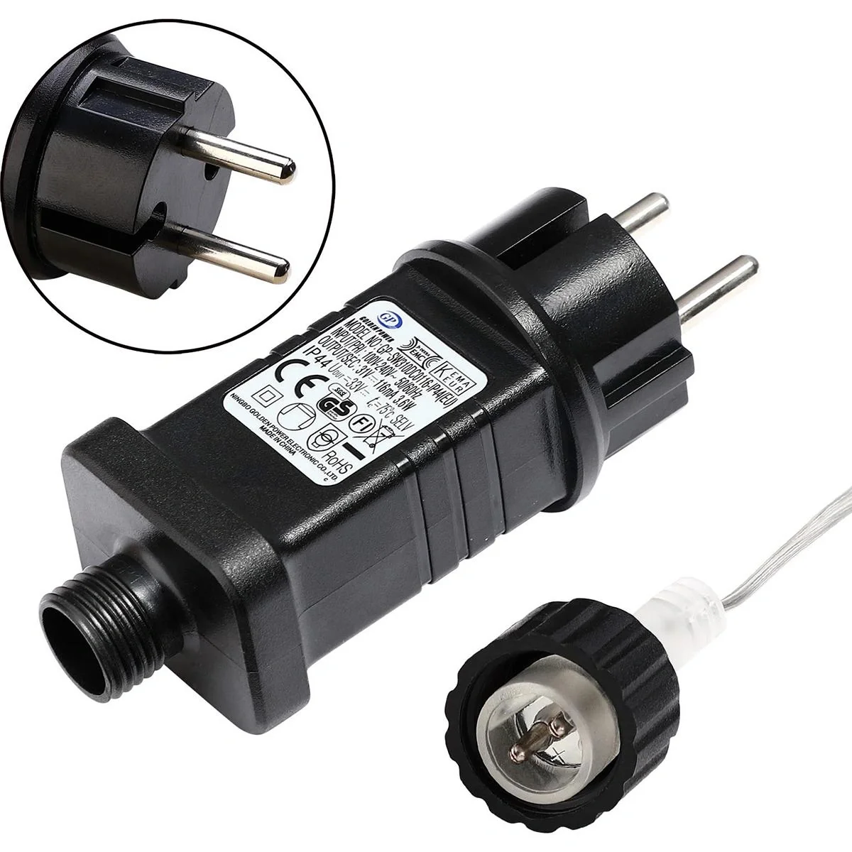 Weihnachts-Eiszapfen-Lichterkette 40 LED 10,4m - 7