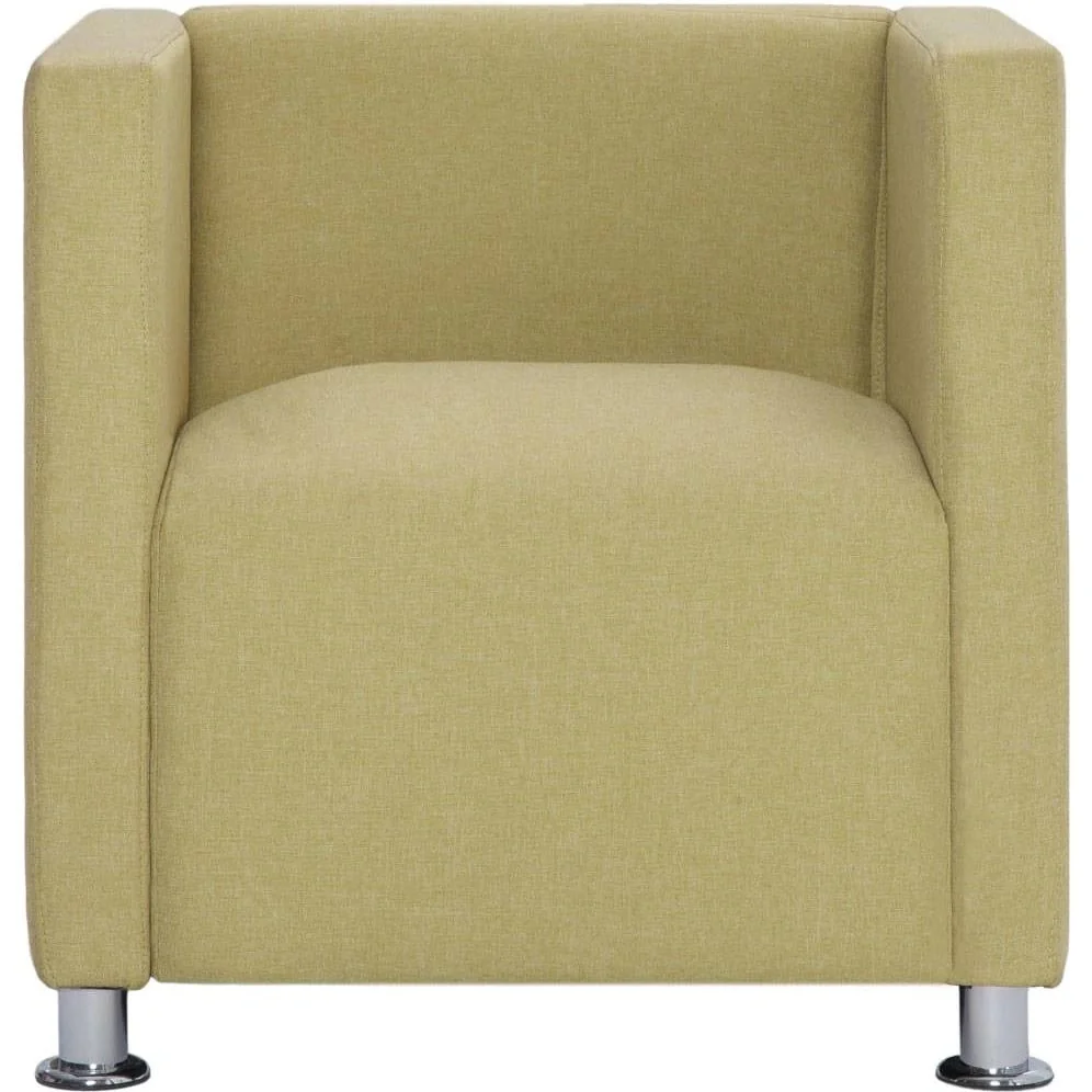Sessel Würfel Stoff grün - 6
