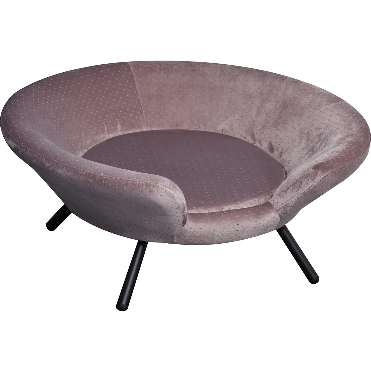 Pawhut Hundesofa in Beckenform rosa - 1