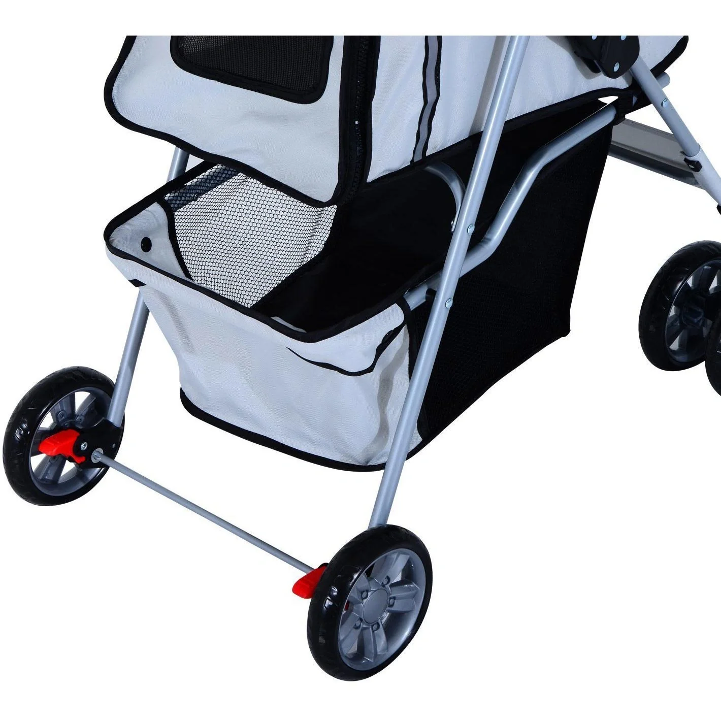 Hundewagen Hundebuggy Hunde Pet Stroller Buggy Grau - 8