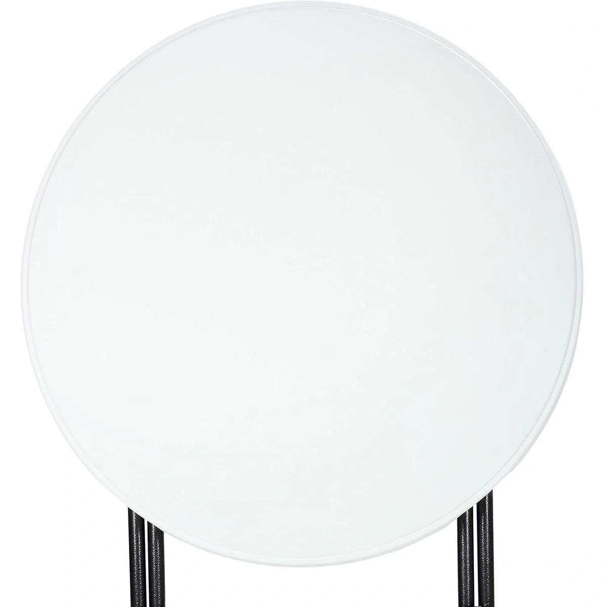 Bartbare Kunststoffklappbar Ø80cm weiß - 9