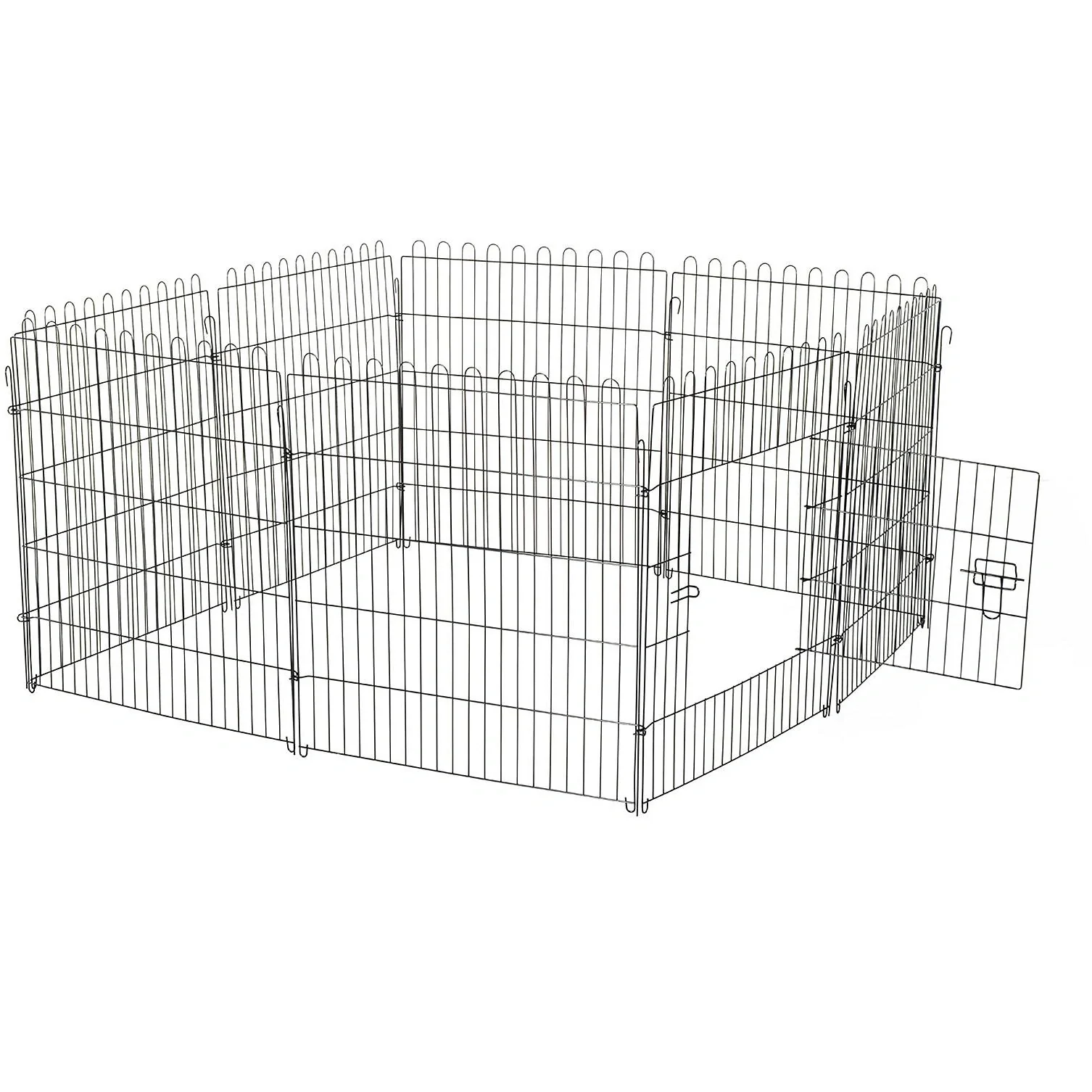 Hunde Welpengitter Freilaufgehege Freigehege Welpenauslauf 71x76cm - 8