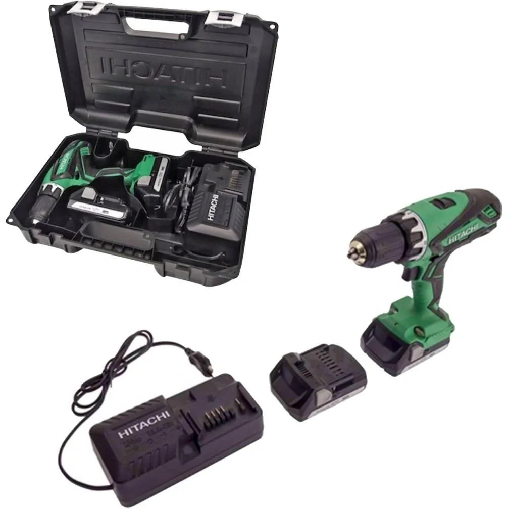 DS18DJL(LC) Akku-Bohrer, 18 Volt Li-Ion mit Koffer + 31-teiliger Bit - Box - 5