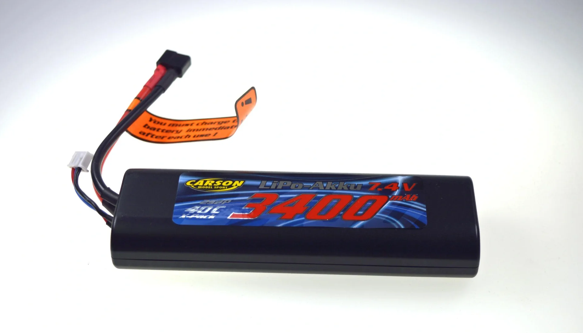 Akku Racing Pack 7,4V/3400 mAh LiPo 40C - 1