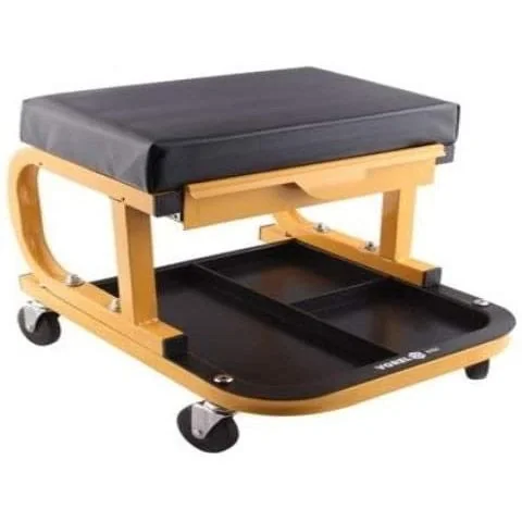 Werkstatthocker mit Schublade - max 90kg - 38cm hoch - 2