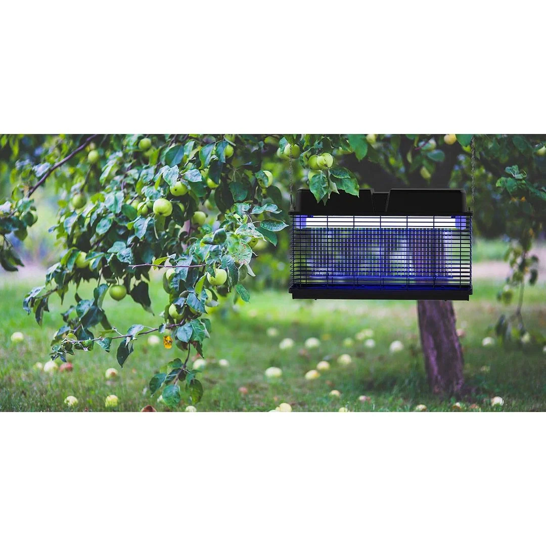 Elektrischer Insektenvernichter - Fliegenlampe - Außenbereich - 2 x 10W - 360° - 100m² - 2