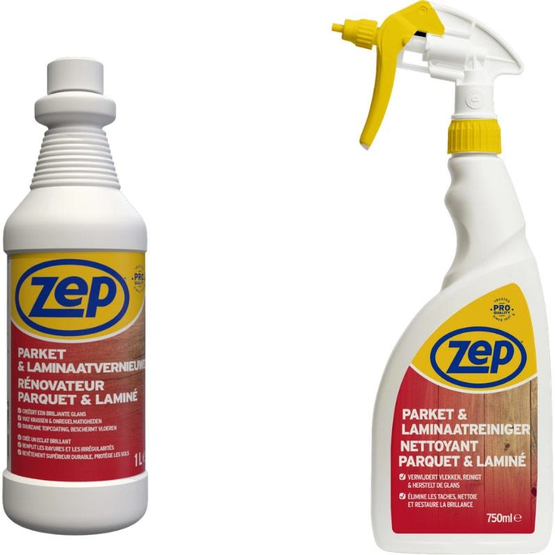 ZEP Parkett & Laminat Reiniger - 1 L und ZEP Parkett & Laminat Reiniger - 750 ml - 1