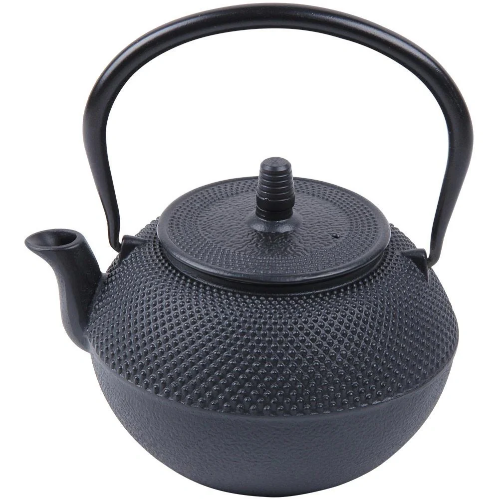 Teekessel aus Gusseisen - 1250 ml - Schwarz - 4