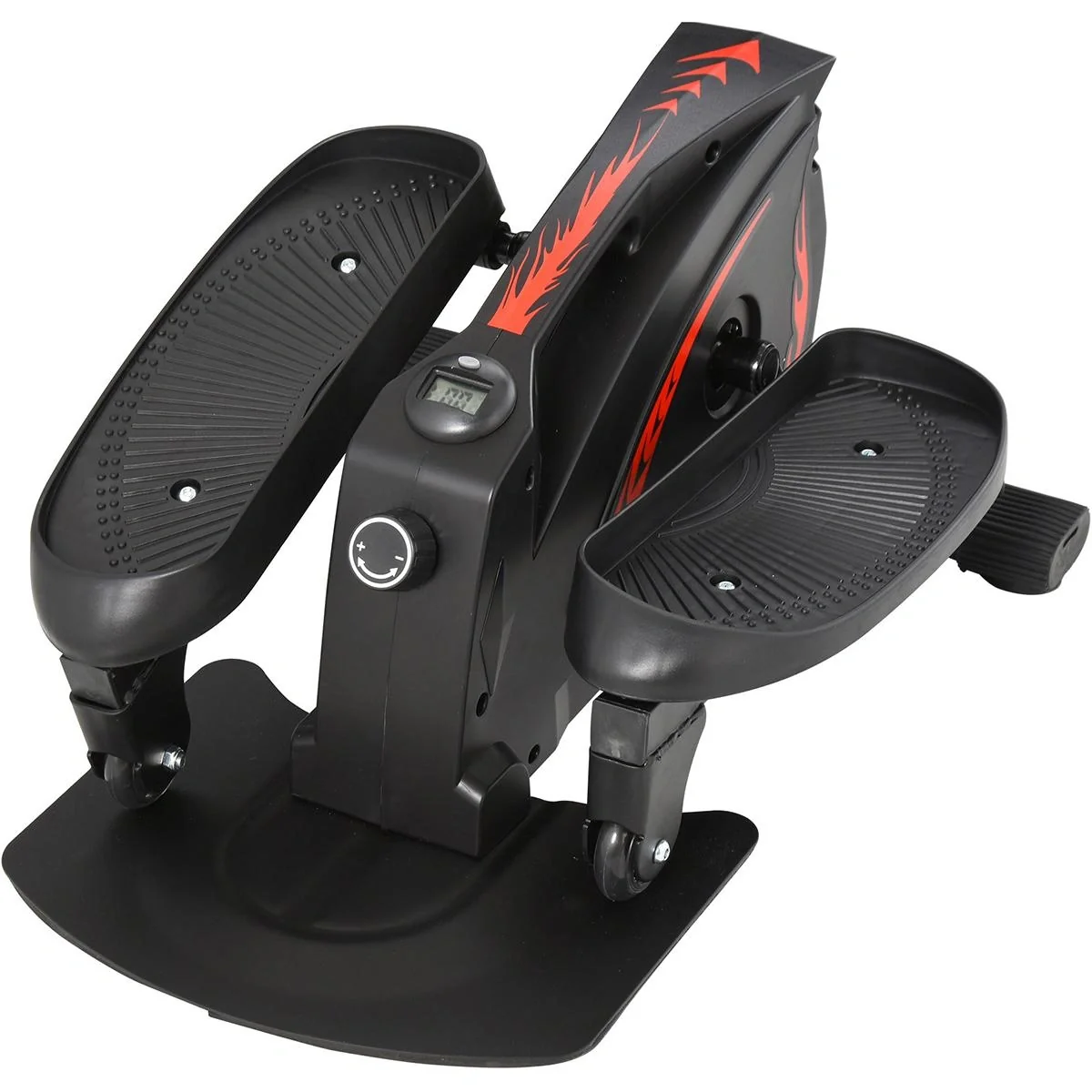 Mini Stepper mit LCD-Monitor schwarz - 1