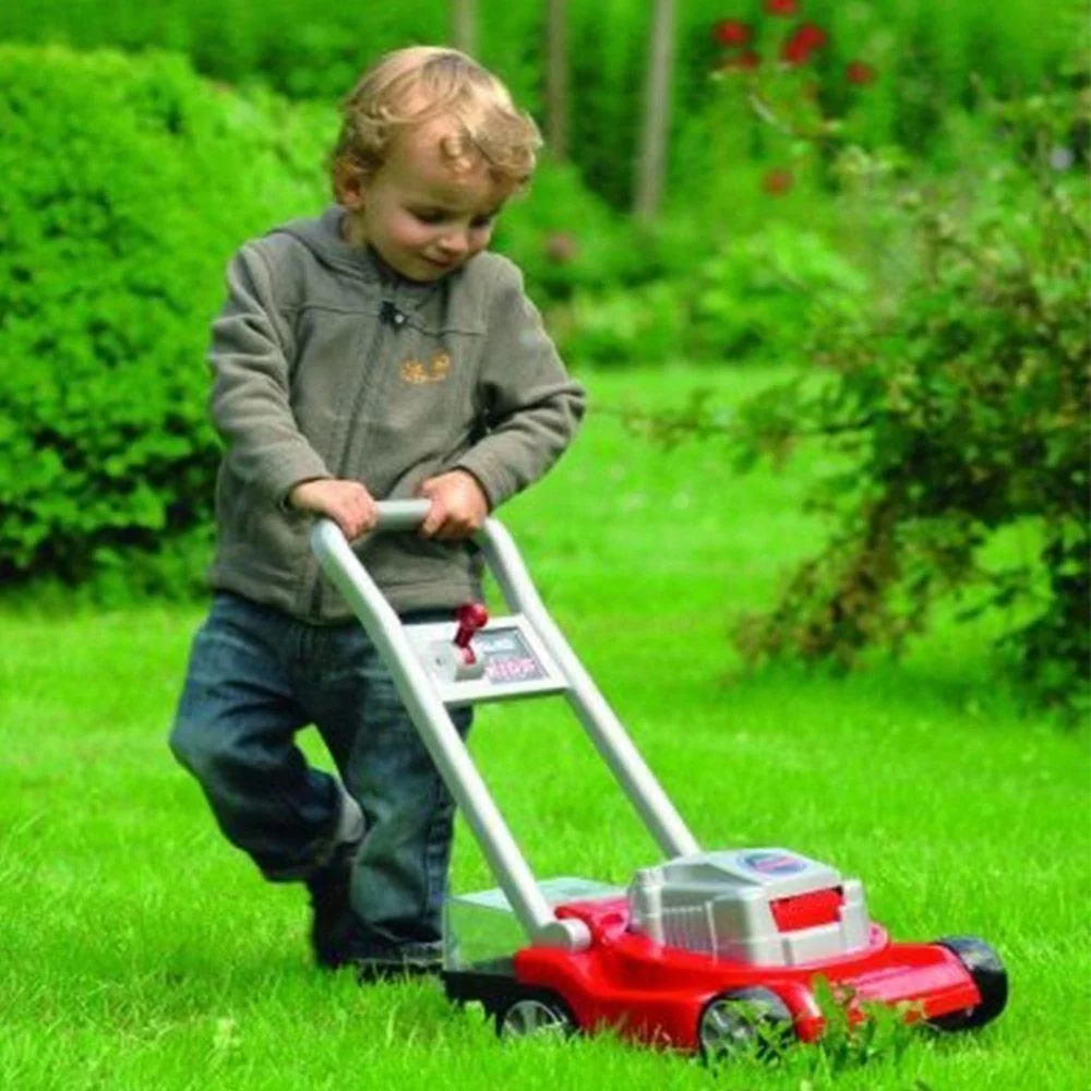 Spielzeug-Rasenmäher mit Auffangbehälter und Schneidgeräusch - 2