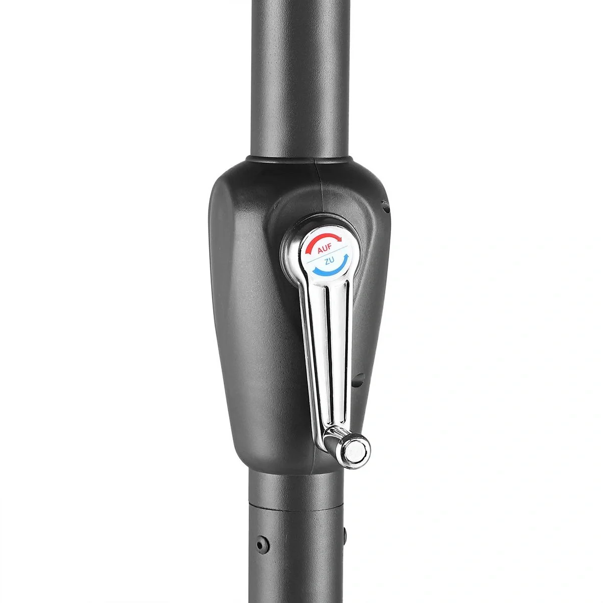 Aluminium XXL Sonnenschirm - taupe - Ø330cm - 266cm hoch - wasserabweisend - 10