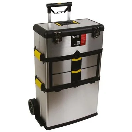 WERKZEUGTROLLY - ROSTFREIER STAHL - 570 x 354 x 830 mm - 4