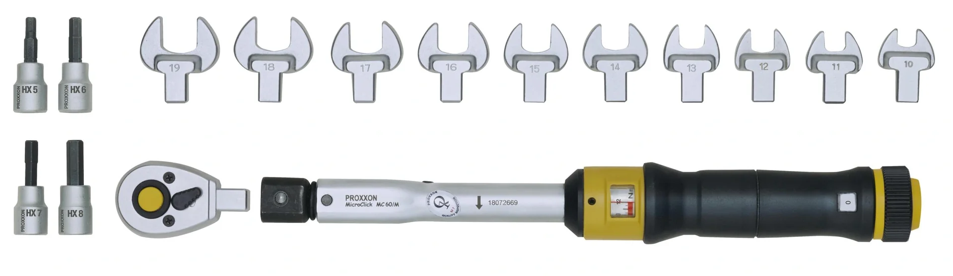 MicroClick-Drehmomentschlüssel 60-Multi, 12 - 60 Nm, 3/8" - 1