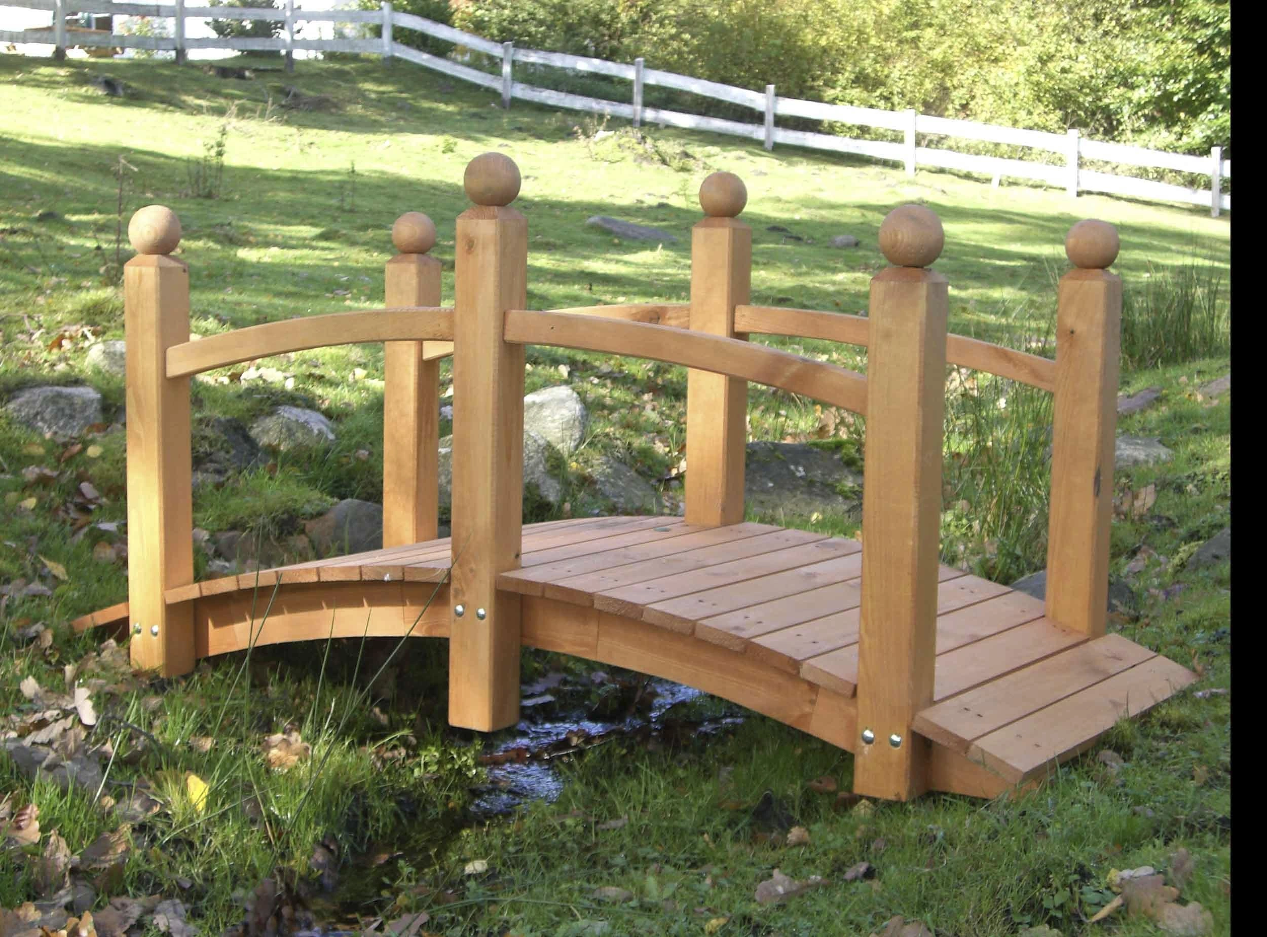 Zierbrücke "Luise" honigbraun - 1