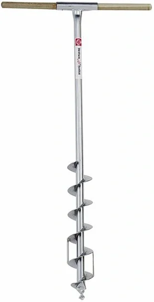Erdlochbohrer, 90 mm Ø mit Holzgriff - 2