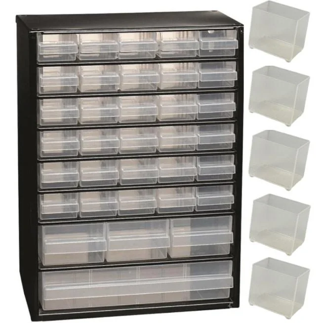 Schubladenblock mit 34 Schubladen - 42x30,6x15cm MET Loose Loading Tray A9-1 - Kunststoff - 3