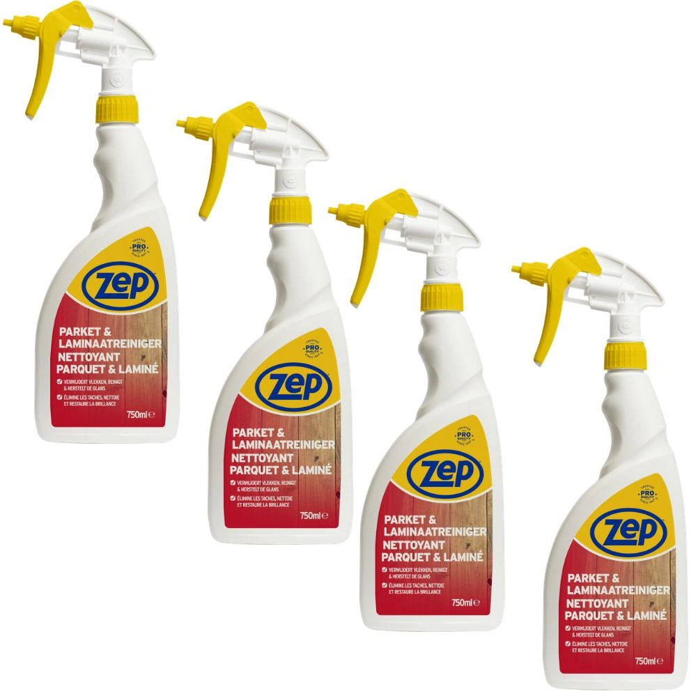 Parkett- & Laminatreiniger - 750 ml x 4 Stück- Sparpack - 4 Stück - 1