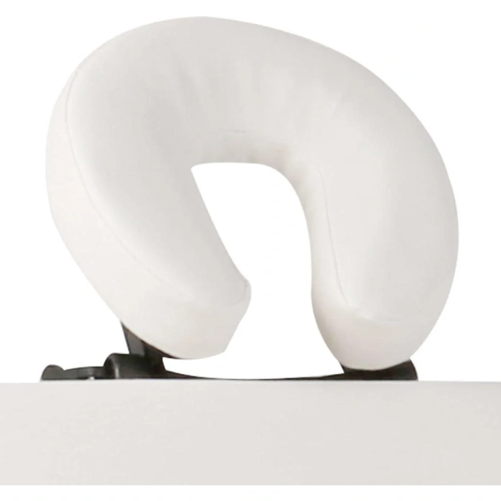 Klappbare Massageliege 2 Zonen mit Holzrahmen (creme) - 8