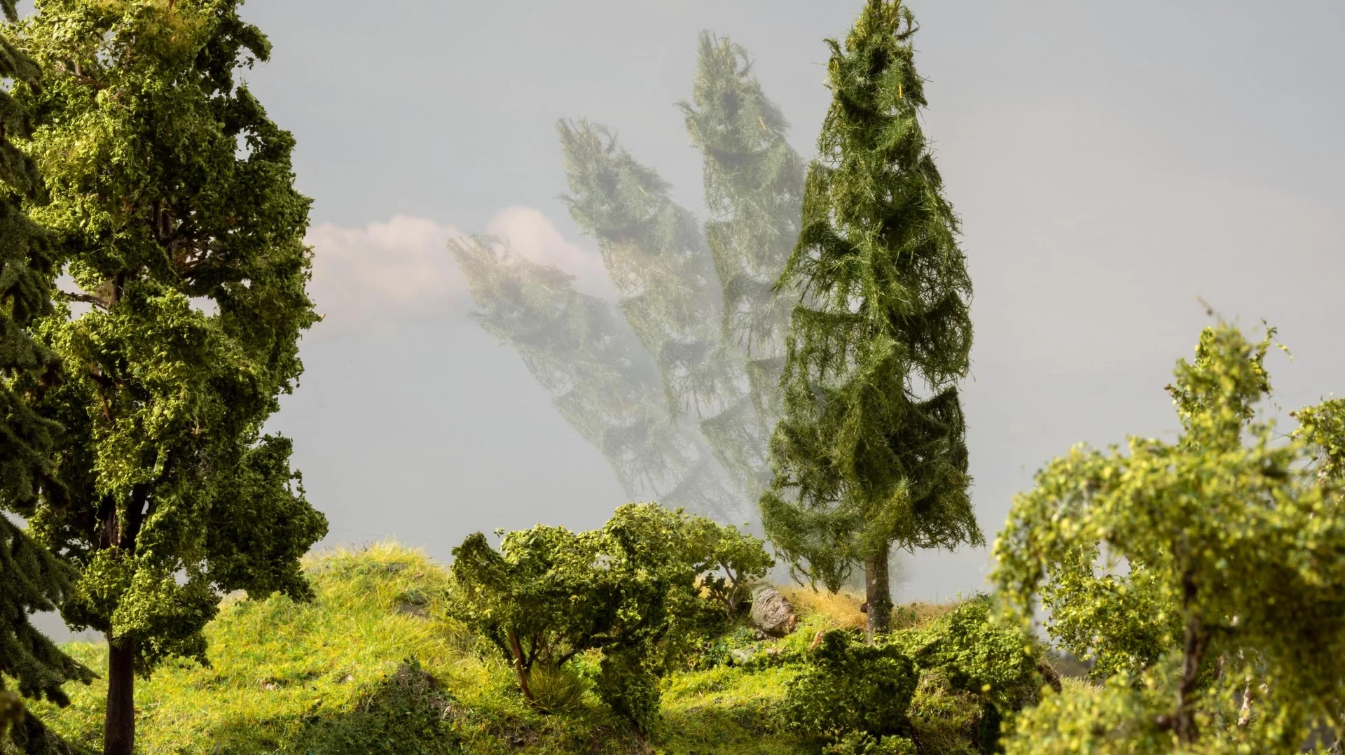 H0 Micromotion Fallender Baum "Tanne" - 2