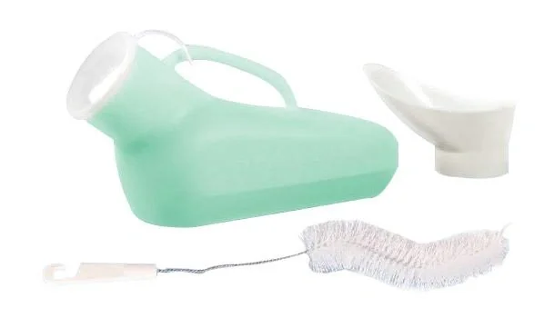 Urinal für Frauen und Männer 800ml mint inkl. Reinigungsbürste - 1
