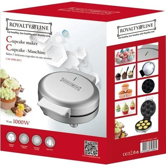 Cupcake-Hersteller 7 Cupcakes - Silber - 4