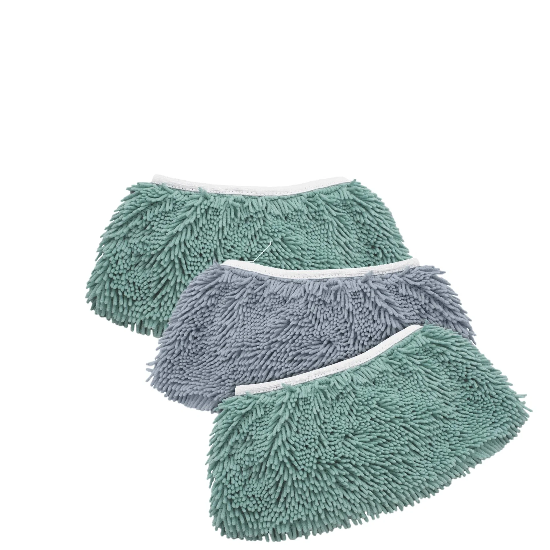 Chenille Besen-Überzug, 3 Stück, farblich sortiert - 1