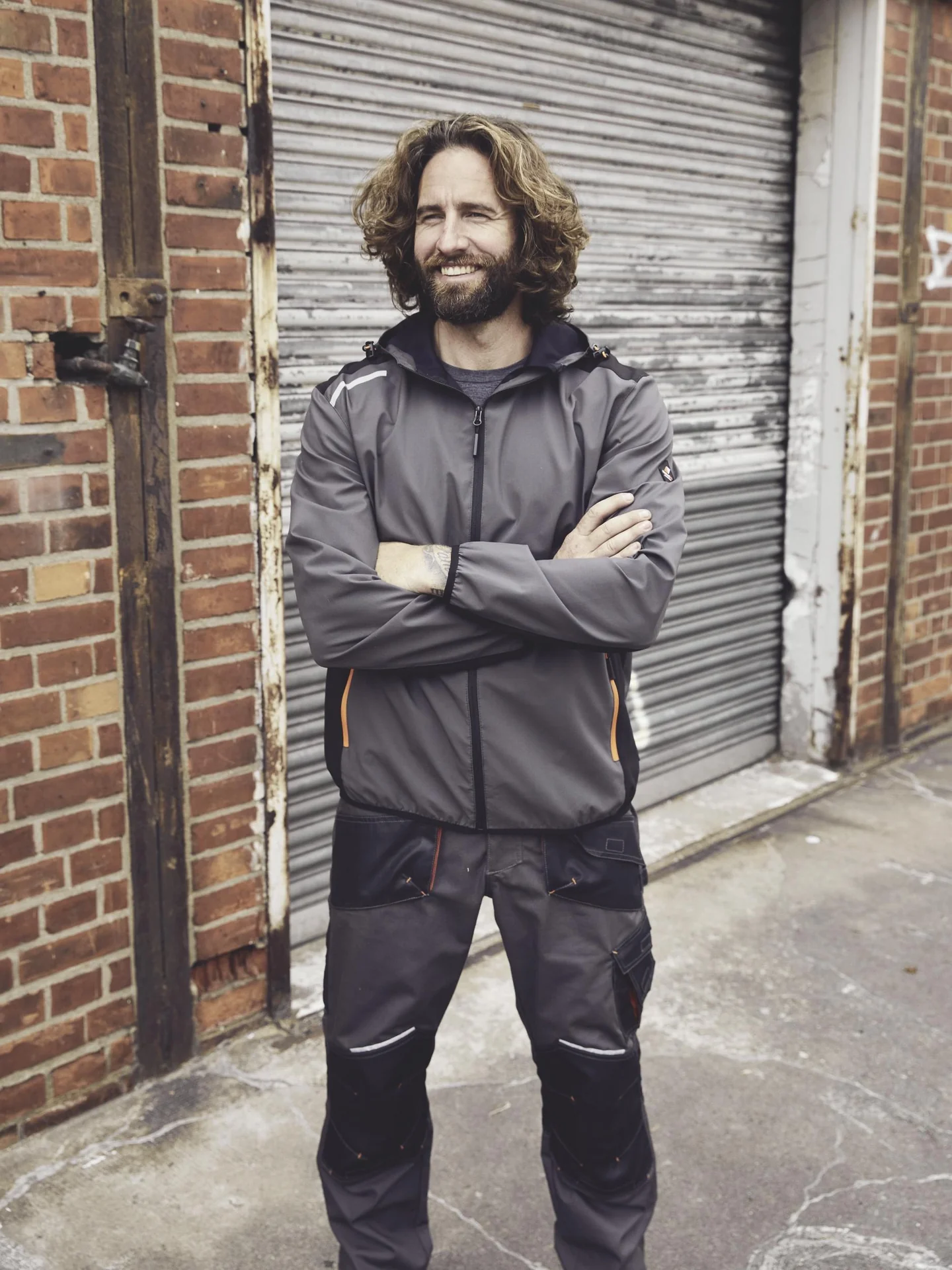 Bundhose, Farbe grau/schwarz, Gr.48 - 4