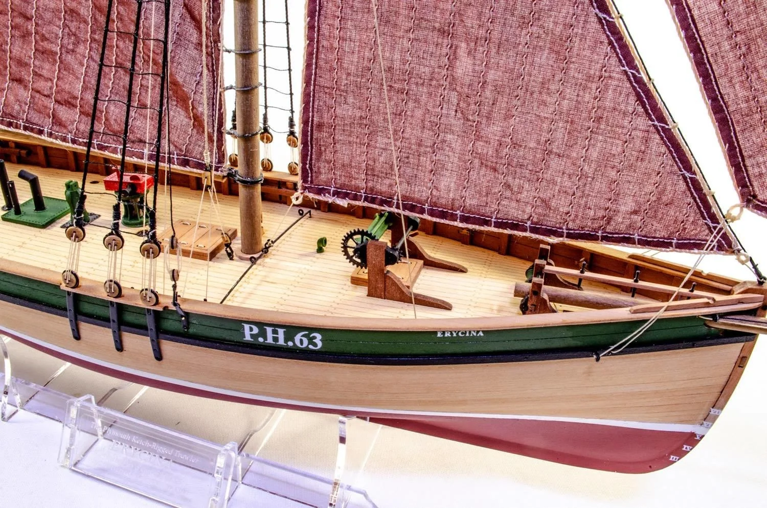 Bausatz Erycina - Plymouth Trawler im Maßstab 1:64 - 8