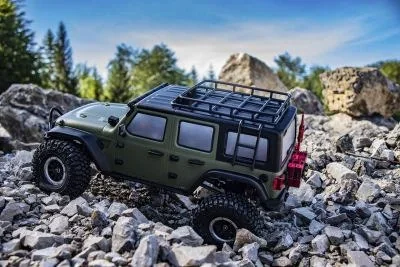 1:10 Green Power Elektro Modellauto RC Crawler "SHERPA CR3.4" OLIVE 4WD RTR - 5