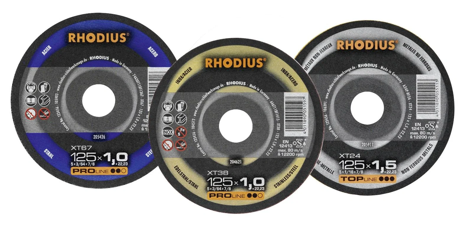 Trennscheibe extra dünn, 115 x 1,0 x 22,2 mm - 3