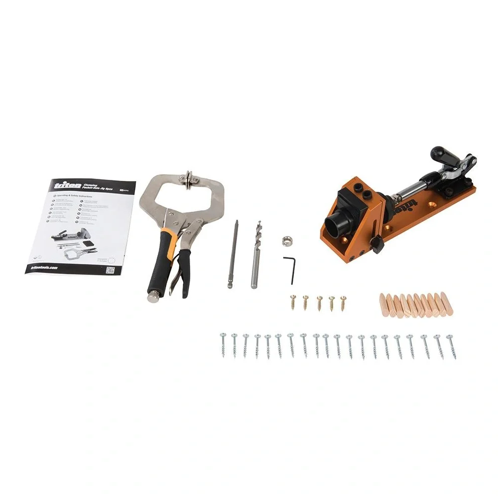 8-teilige Sacklochschablone mit Klemme TW8CPHJ - 4