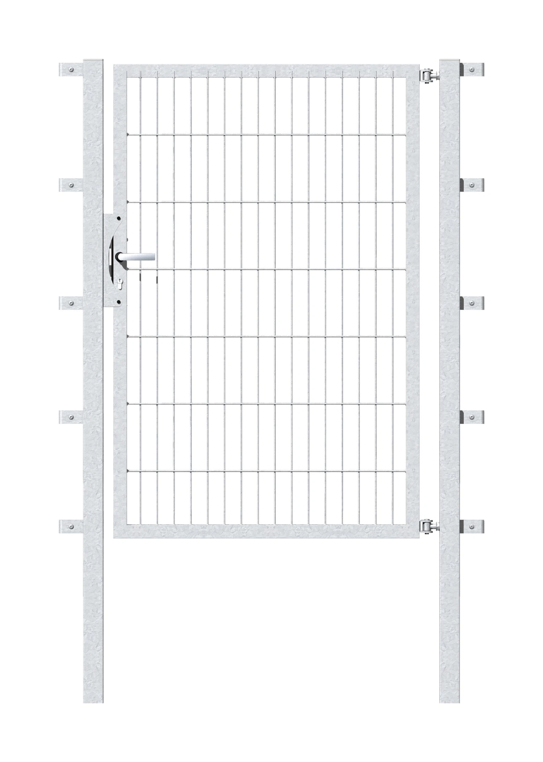 Einzeltor Flexo mit Zubehör, feuerverzinkt/ Breite 100 cm, Höhe 100 cm - 2