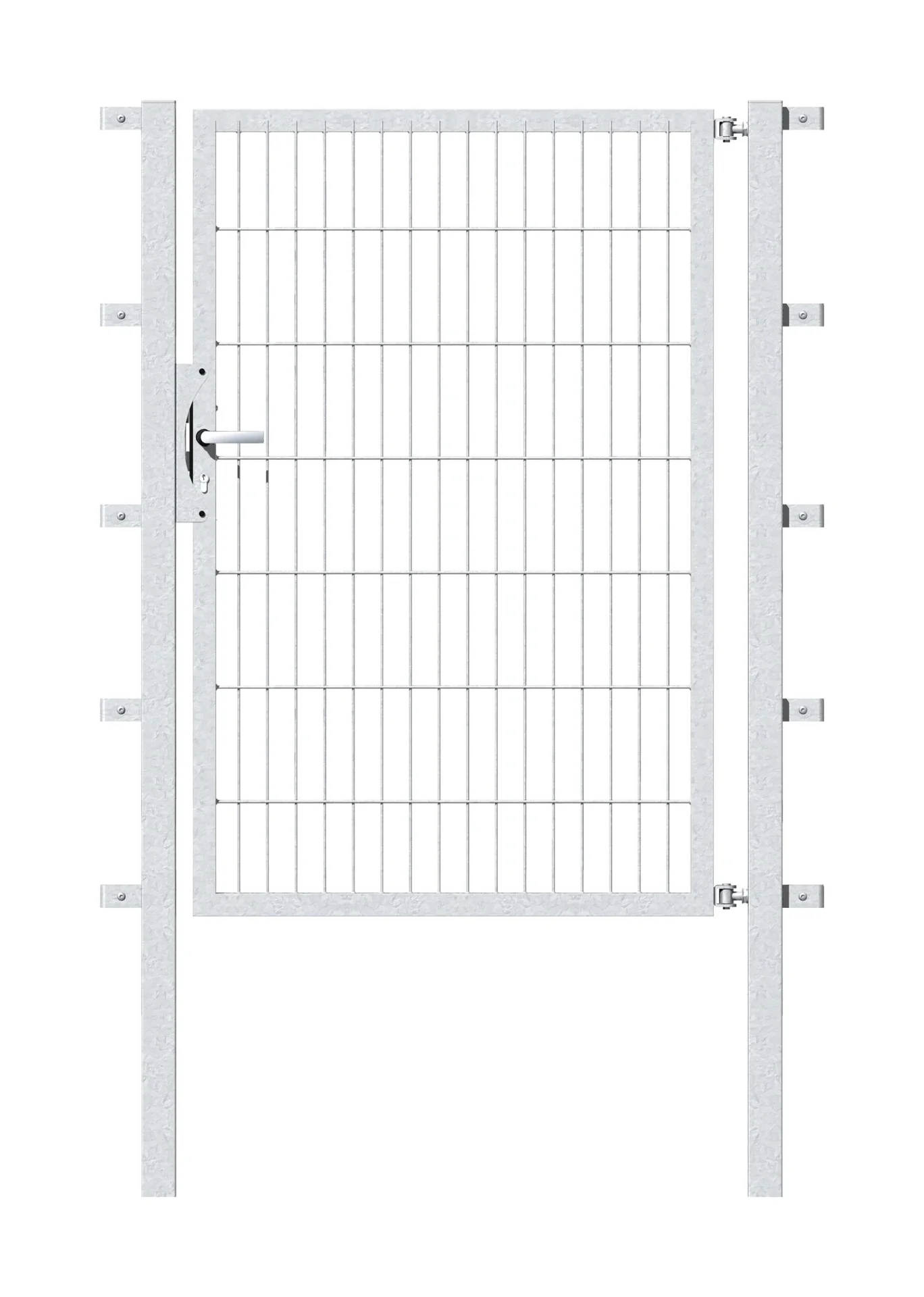 Einzeltor Flexo mit Zubehör, feuerverzinkt/ Breite 100 cm, Höhe 140 cm - 1