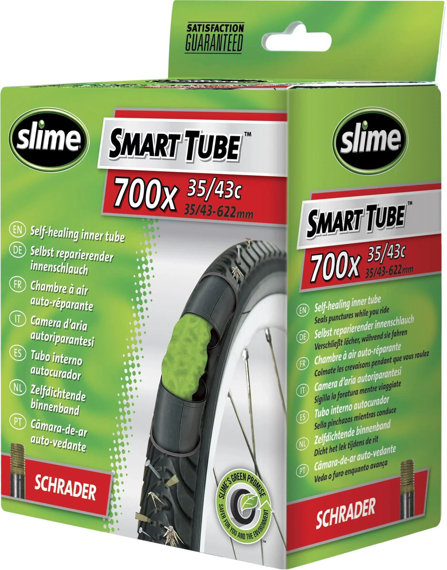 Selbstreparierender Fahrradreifen-Innenschlauch 700 x 35 - 43 mm Schrader-Ventil - 1