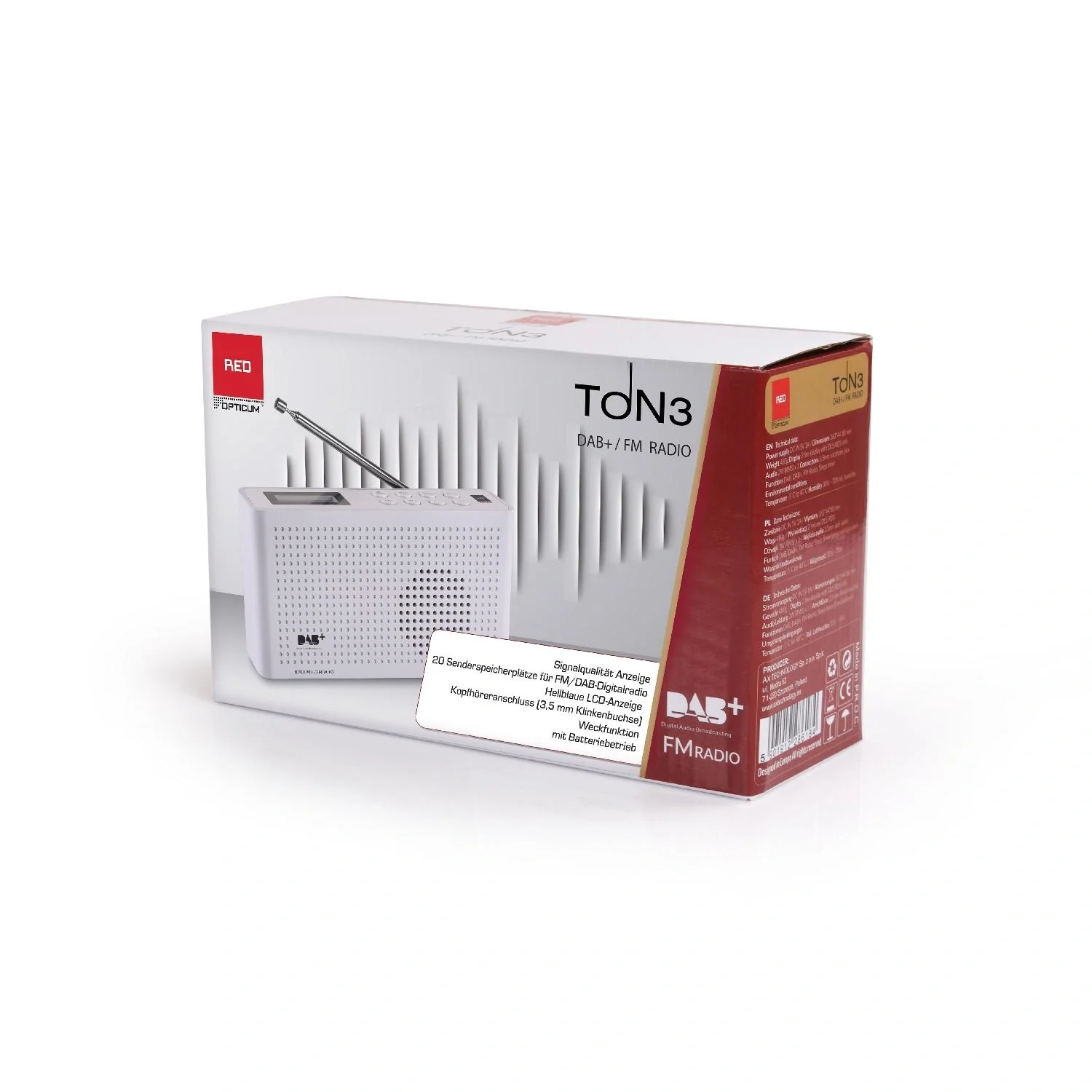 DAB-Radio Ton-3, weiß - 7