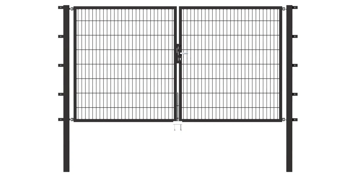 Doppeltor Flexo mit Zubehör, anthrazit, Breite 200 cm, Höhe 200 cm, PF: 60x60 cm - 3