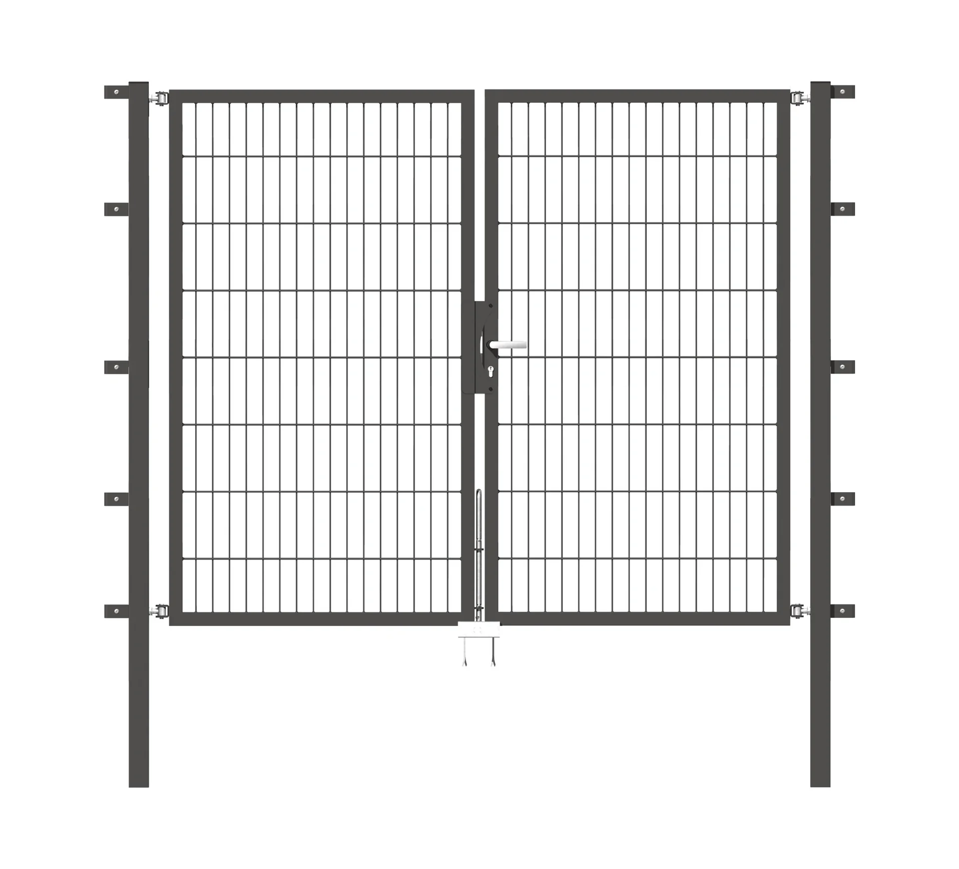 Doppeltor Flexo mit Zubehör, anthrazit, Breite 200 cm, Höhe 160 cm, PF: 60x60 cm - 3