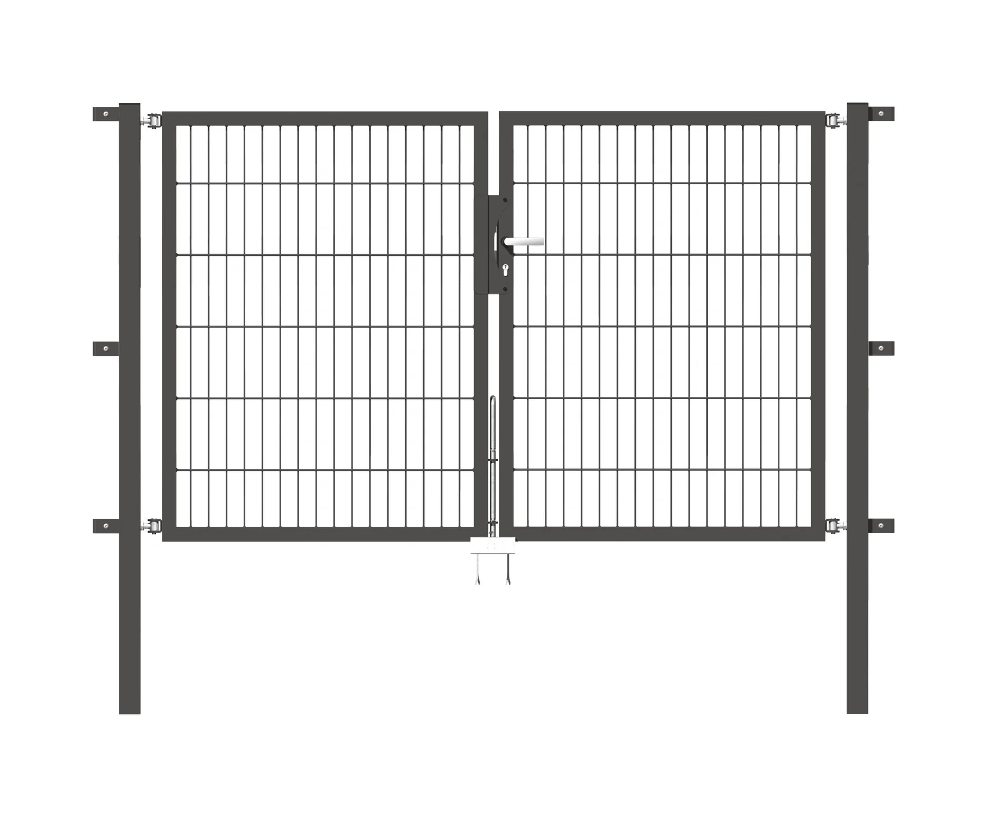 Doppeltor Flexo mit Zubehör, anthrazit, Breite 200 cm, Höhe 120 cm, PF: 60x60 cm - 3