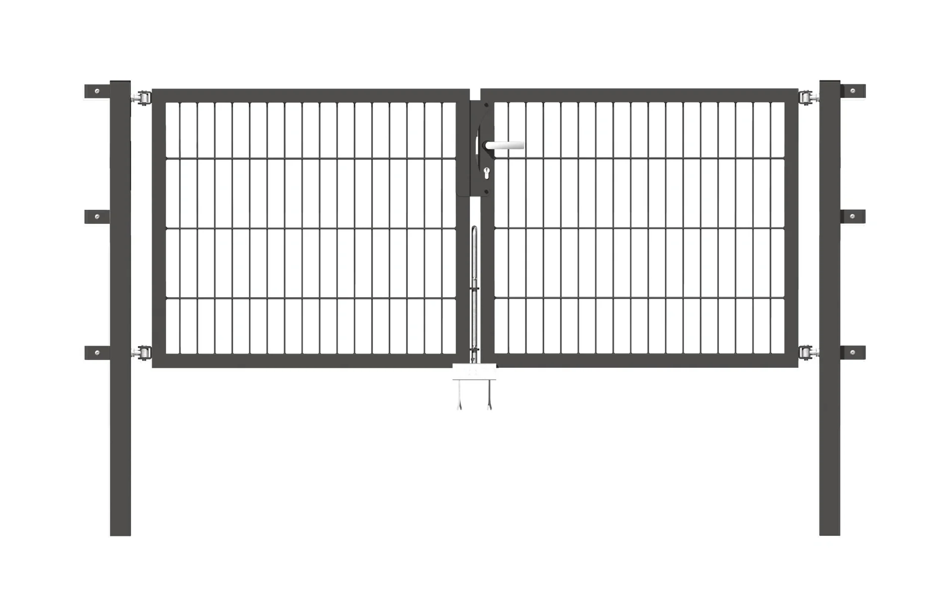 Doppeltor Flexo mit Zubehör, anthrazit, Breite 200 cm, Höhe 100 cm, PF: 60x60 cm - 3