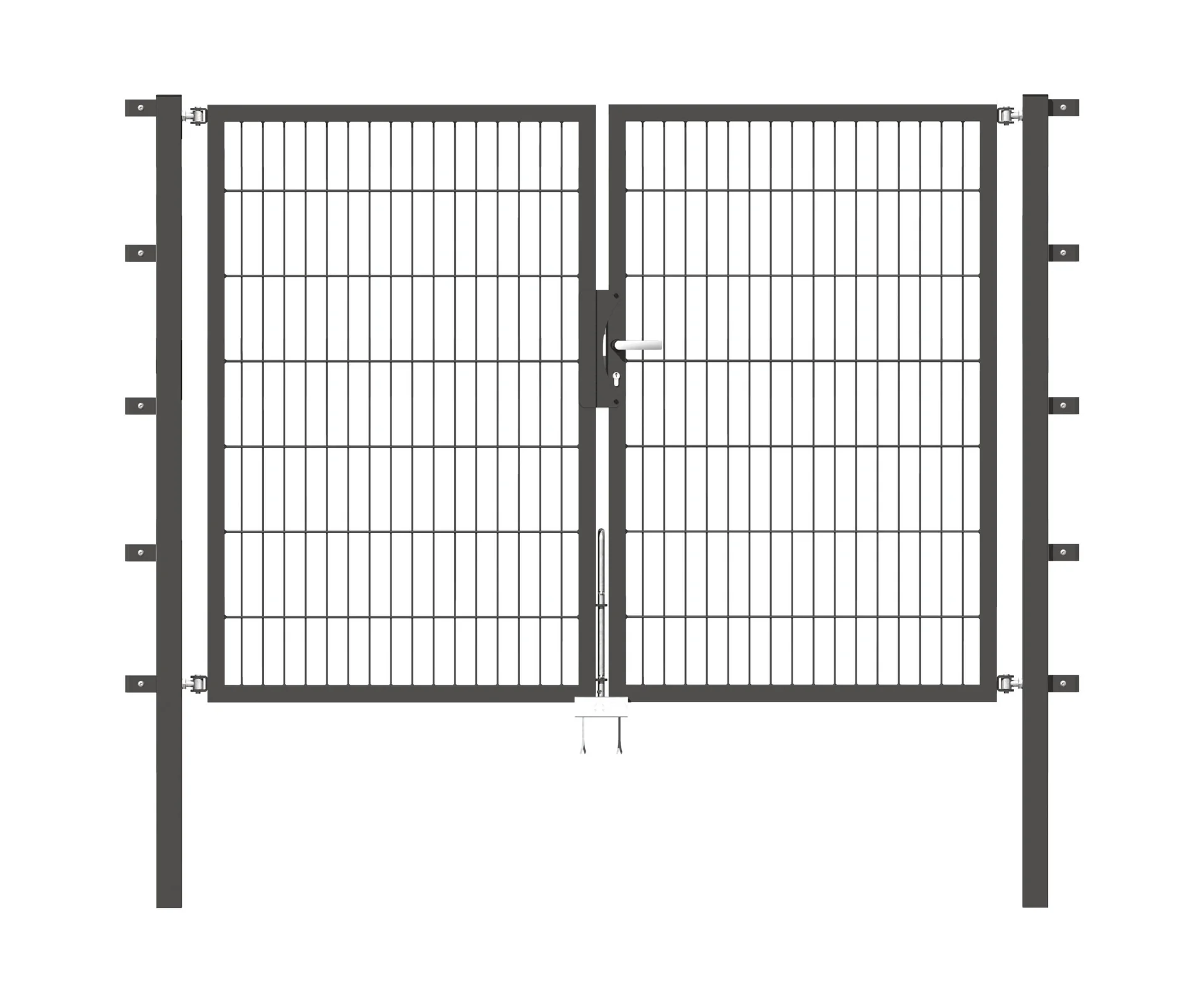 Doppeltor Flexo mit Zubehör, anthrazit, Breite 200 cm, Höhe 140 cm, PF: 60x60 cm - 3