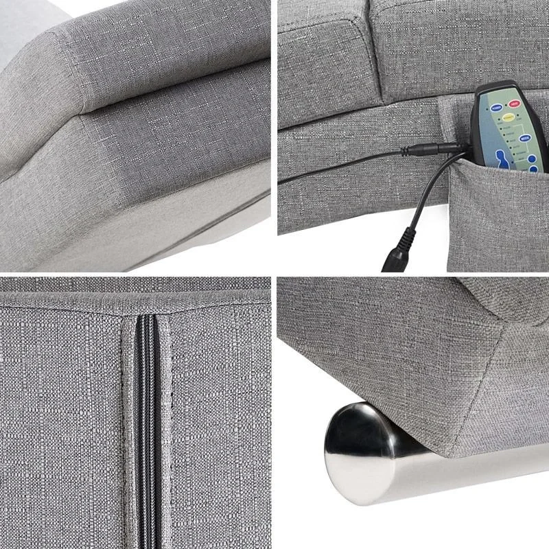 Relaxliege - grau mit Massage- und Heizfunktion - 7