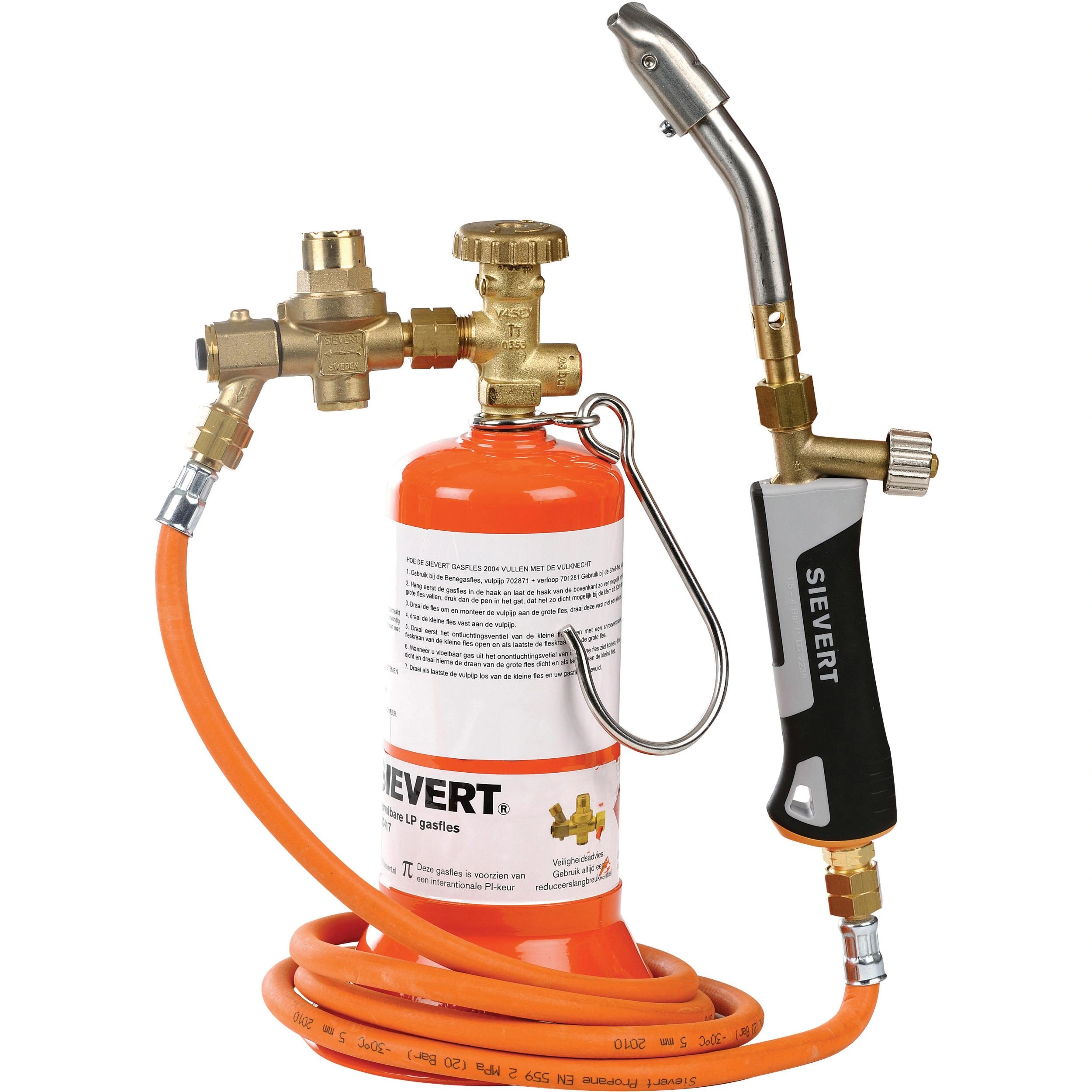 Brennerset Flasche, Schlauch, Handgr., Brenner - 1