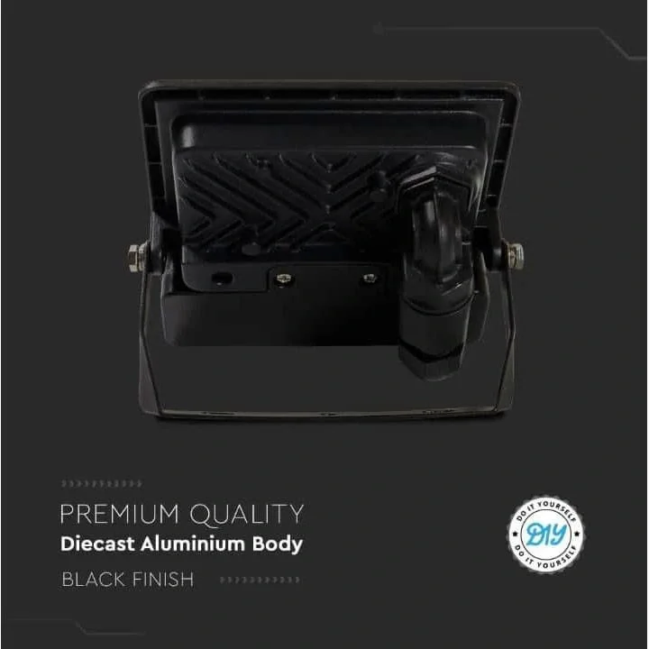 VT-118S LED-Flutlicht mit Sensor - 10 W - 735 Lm - 6500K - Schwarz - 9