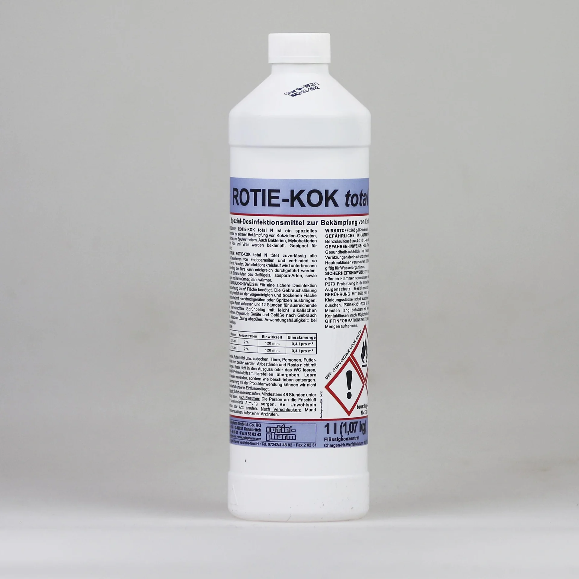 Desinfektionsmittel Rotie-KOK total N, 1 Liter - 1