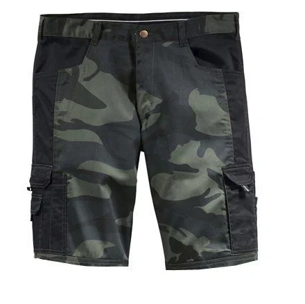 Short mit Anti-Rutsch-Bund, Farbe camouflage/schwarz, Gr. 2XL - 2