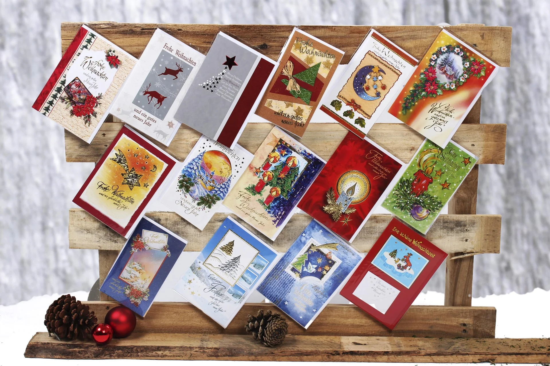 Weihnachts-Grußkarten, 15 Stück - 2