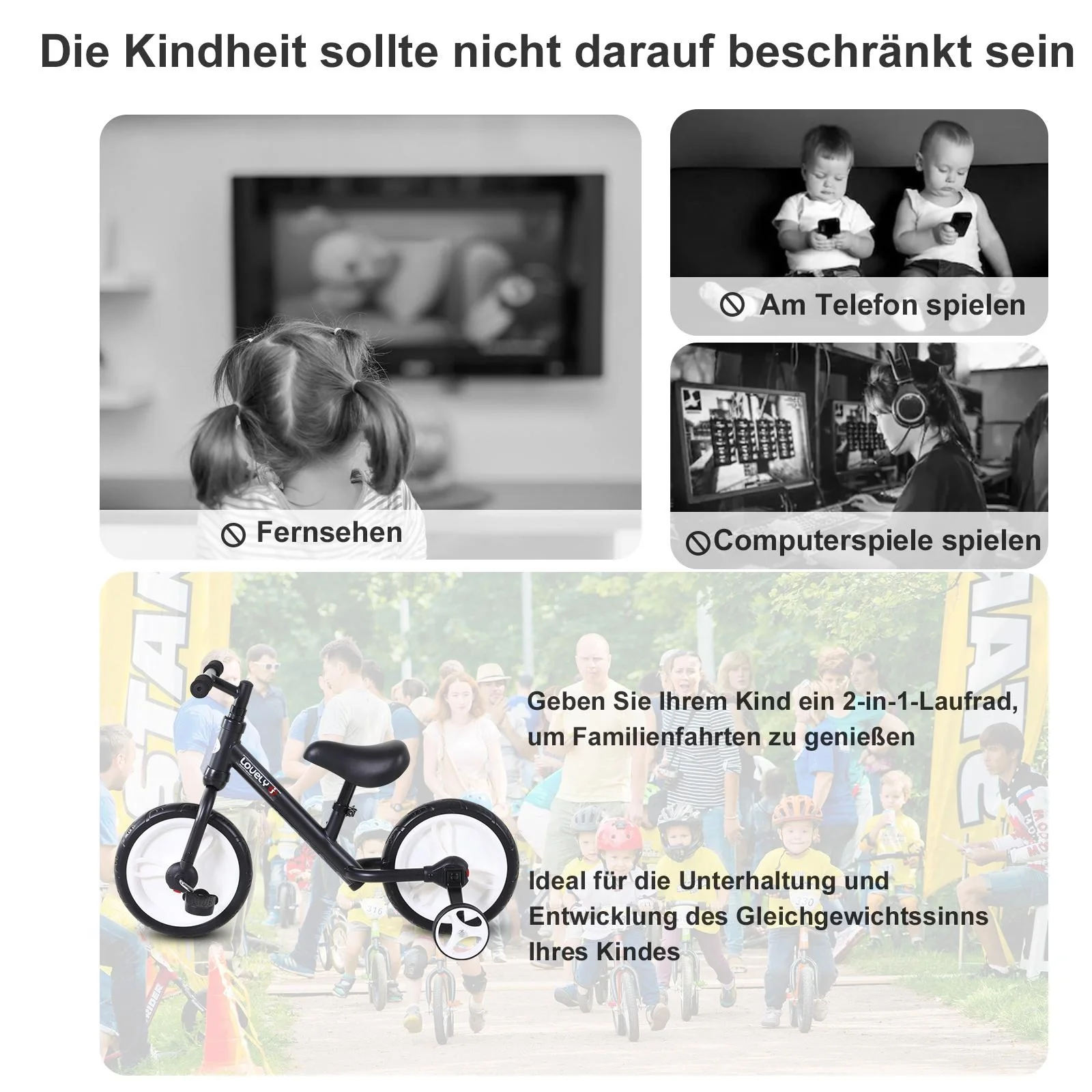 2-in-1 Kinderfahrrad - 8