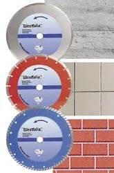 Diamant Trennscheiben 230 mm - 3 tlg. Turbo/ Segmentiert/ Vollrand - 1